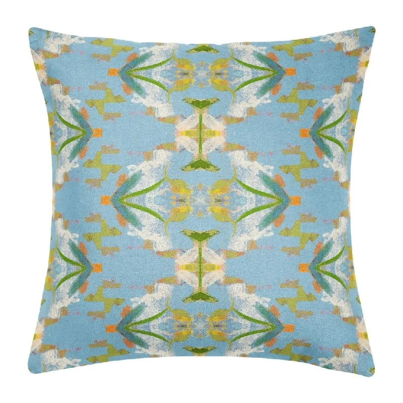 English Garden Blue 22x22 Pillow