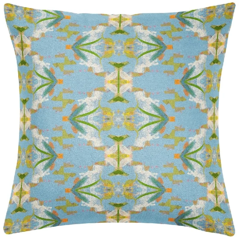 English Garden Blue 26x26 Pillow