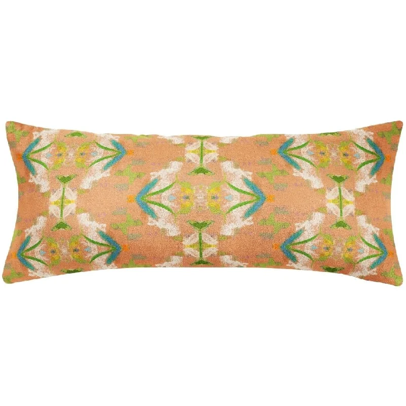 English Garden Orange 14x36 Pillow