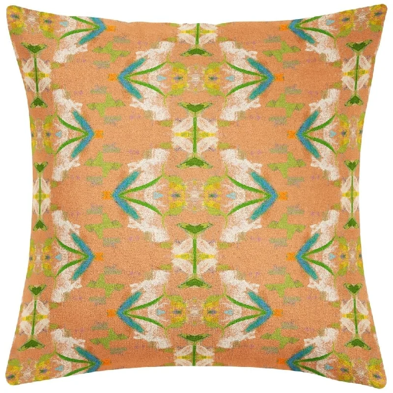 English Garden Orange 26x26 Pillow