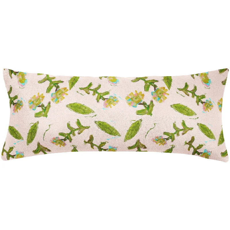 Flor Rosa 14x36 Pillow