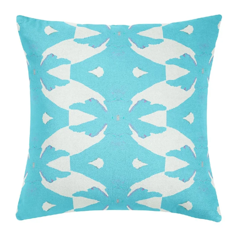 Palm Blue 22x22 Pillow