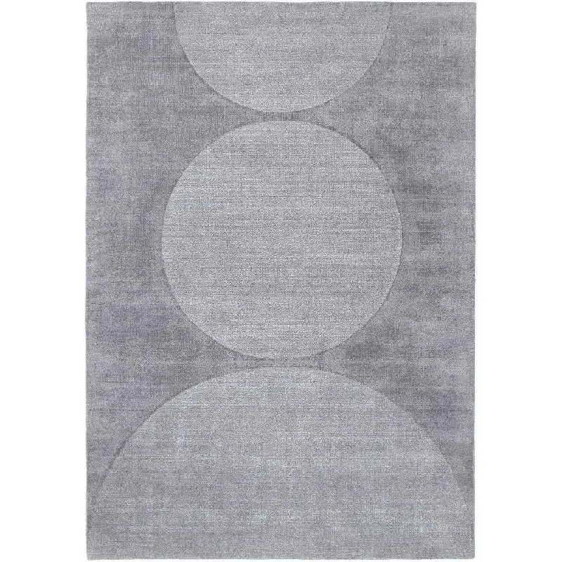 Athena Silver Art Deco Rug