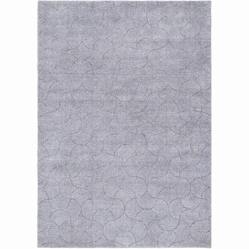 Athena Silver Carved Rug