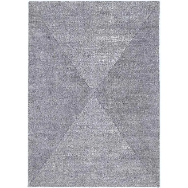 Athena Silver Triangles Rug