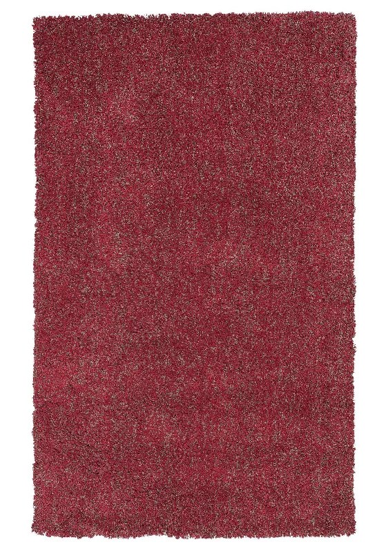 Bliss 1584 Shag Red Heather Rug