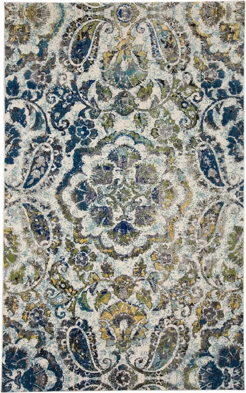 Brixton 6163607F Ivory/Blue Rug