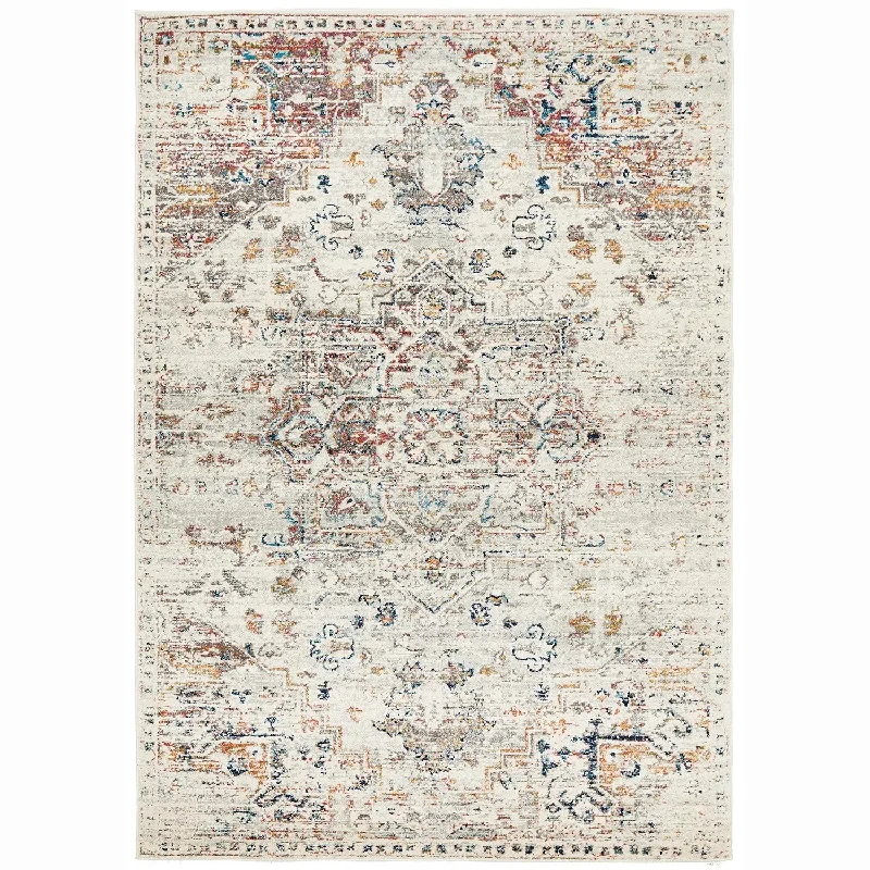 Century Silver Floor Rug