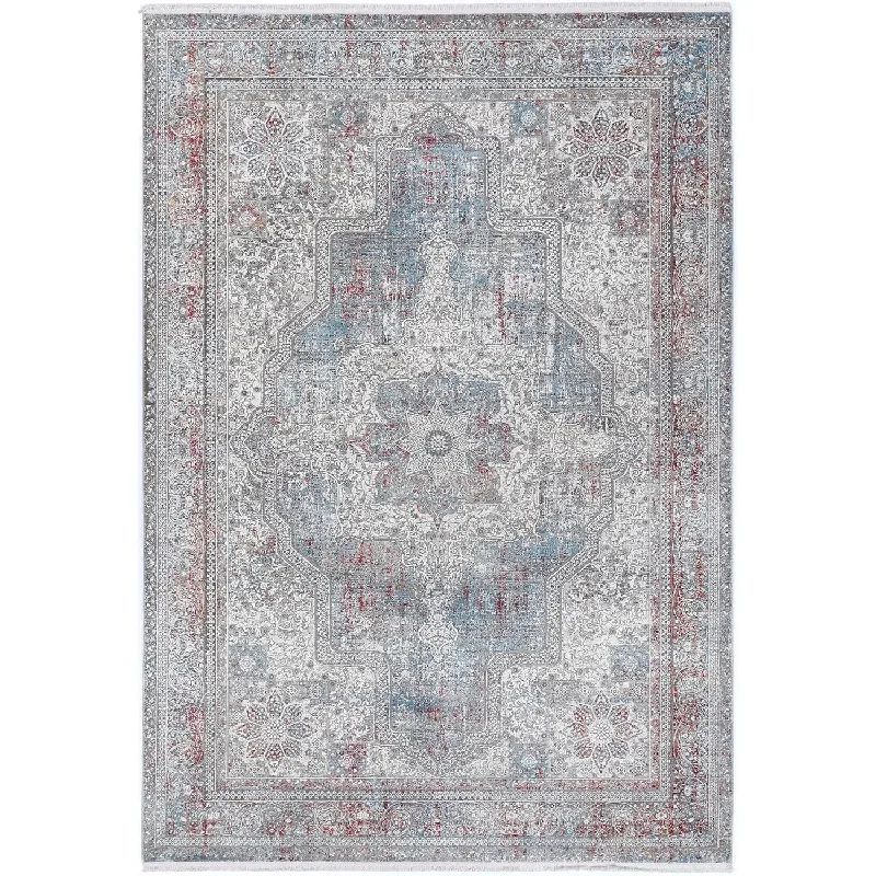 Giorgio Grey & Cream Transitional Rug