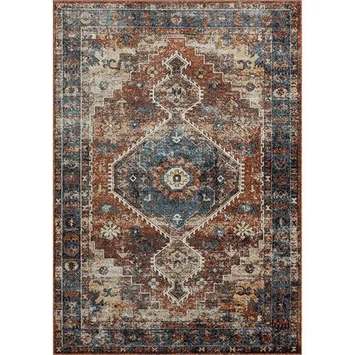 Lanham 82274BMU Blue/Multi Rug