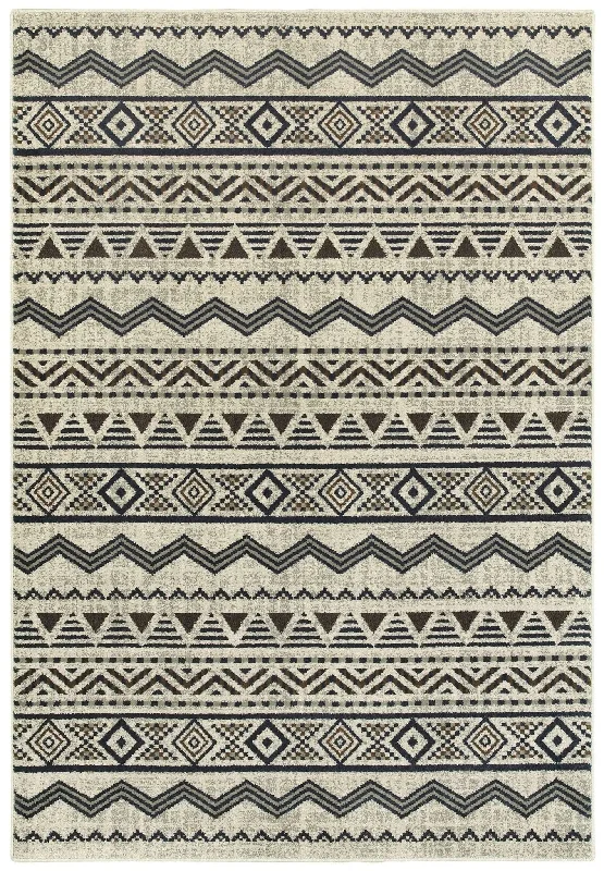 Linden 7824A Grey/ Blue Rug