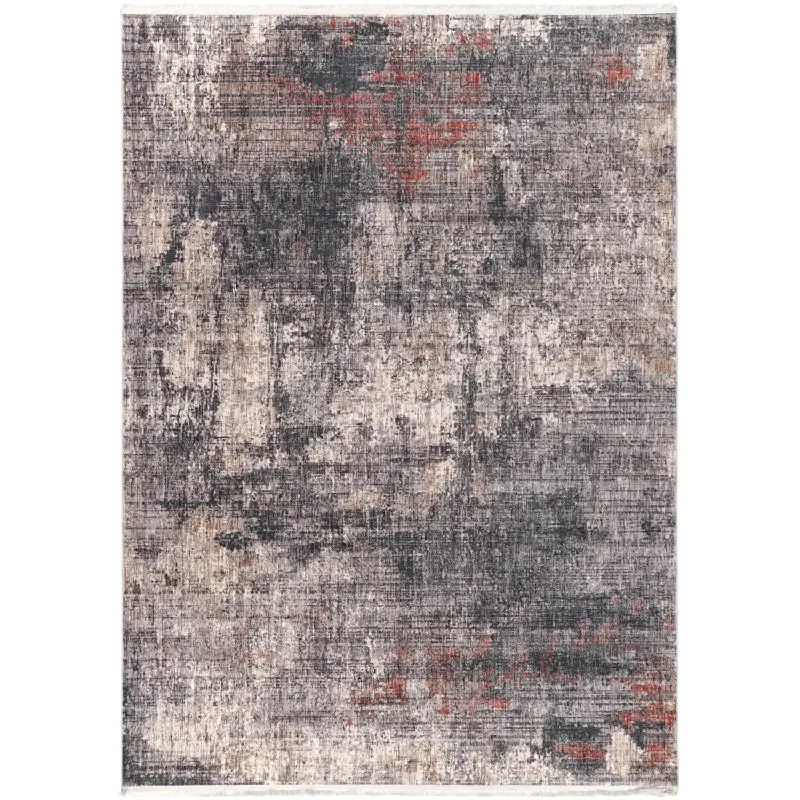 Malte Beige Black Modern Rug