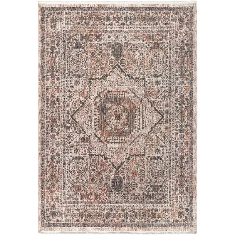 Malte Rust Cream Traditional Rug