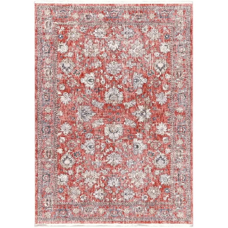 Malte Red Transitional Rug