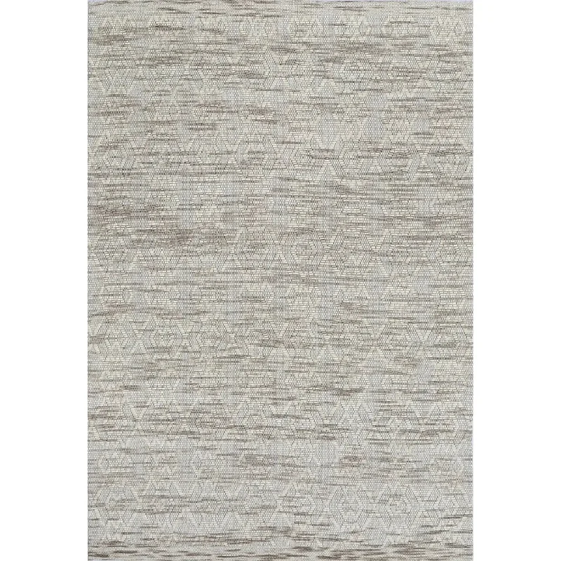 Pani Geometric Woven Beige Rug