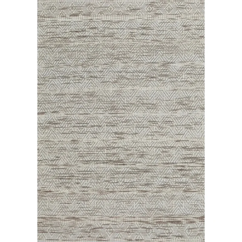 Pani Tribal Aztec Woven Beige Rug