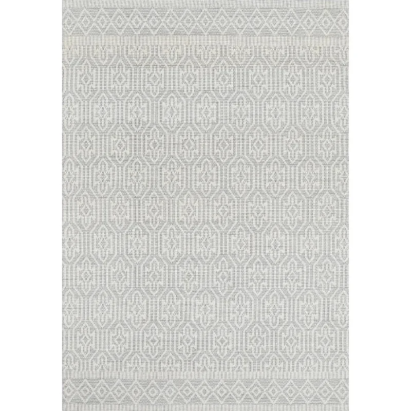 Pani Aztec Woven Light Grey