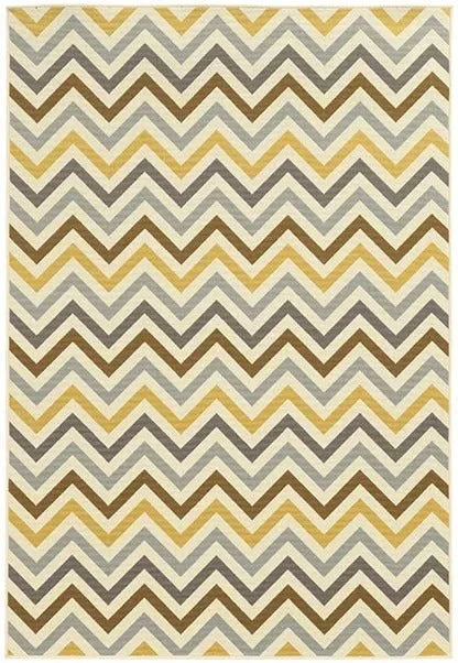 Riviera 4593A Grey/ Gold Rug