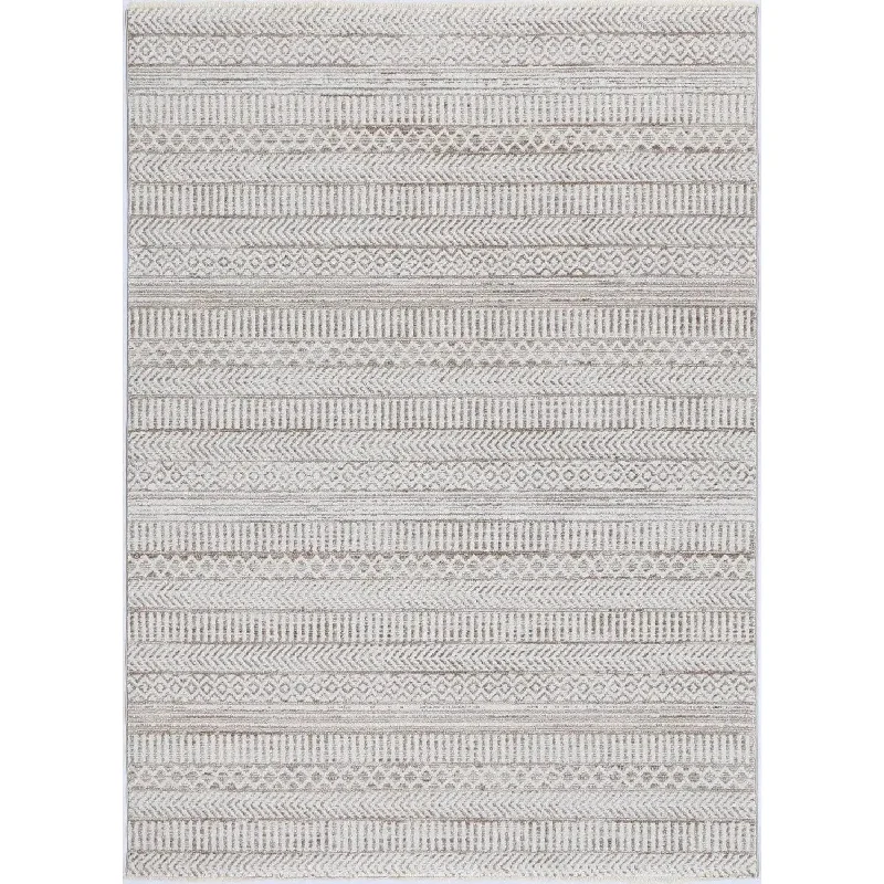 Timur Tribal Soft Rug Beige