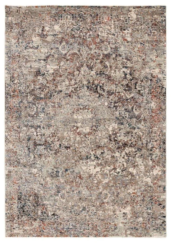 Valentia VLN02 Niran Gray/Rust Rug