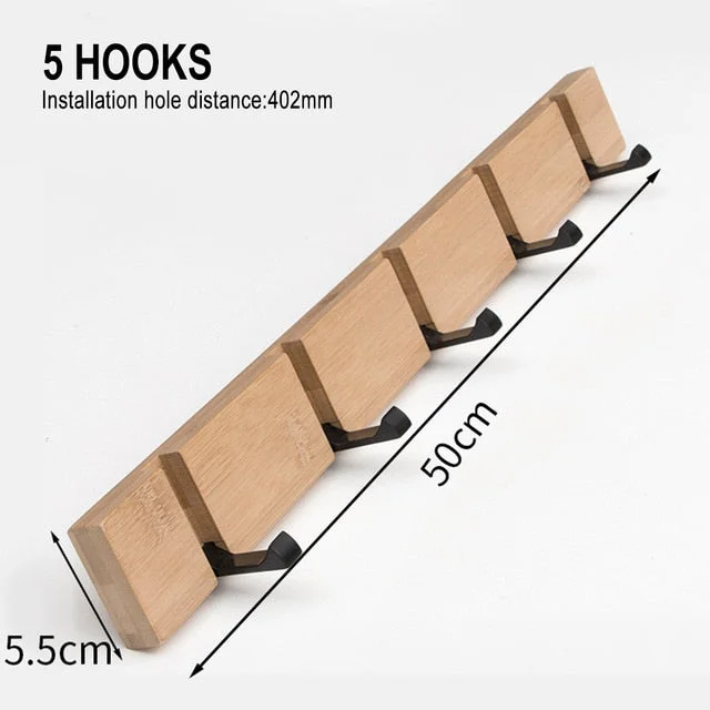 Wood 5 Hooks