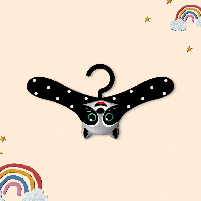 Black Cat Kids Clothes Hangers