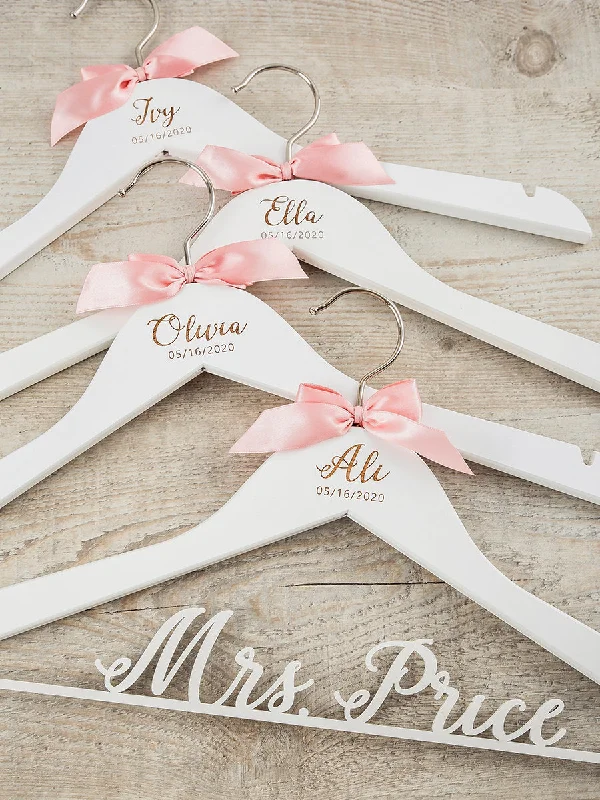 Bride & Bridesmaid Hanger Set #3