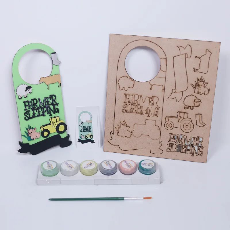 Farmer Theme Door Hanger DIY Kits