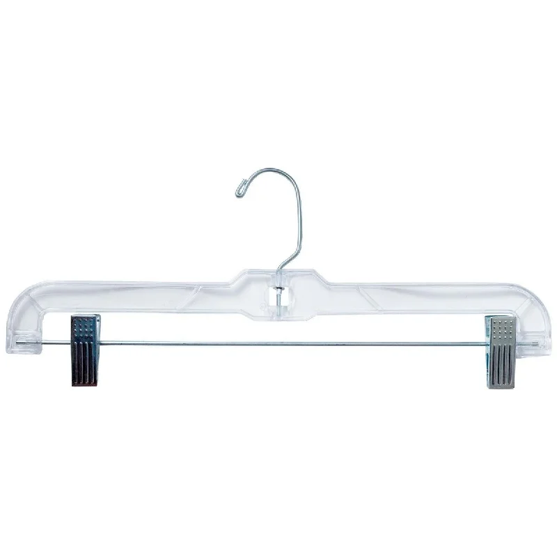 Heavyweight Slack Hanger - 14" Clear - 100/Carton