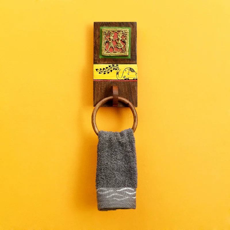 Yellow Elephant Towel Hanger