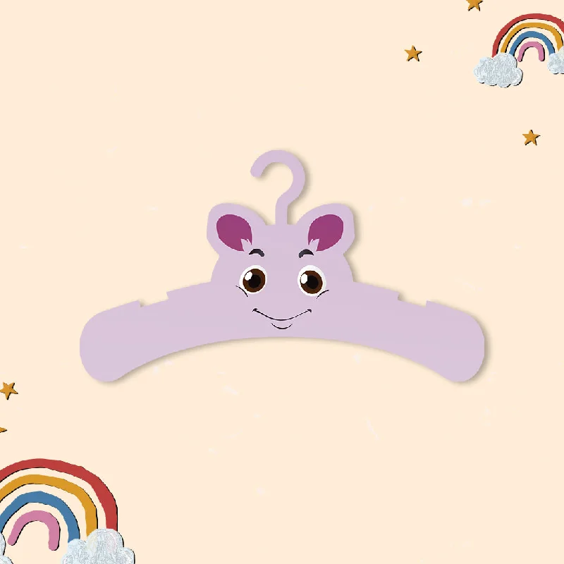 Purple teddy Kids Clothes Hanger