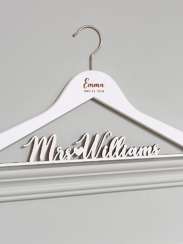 White Bride Hanger