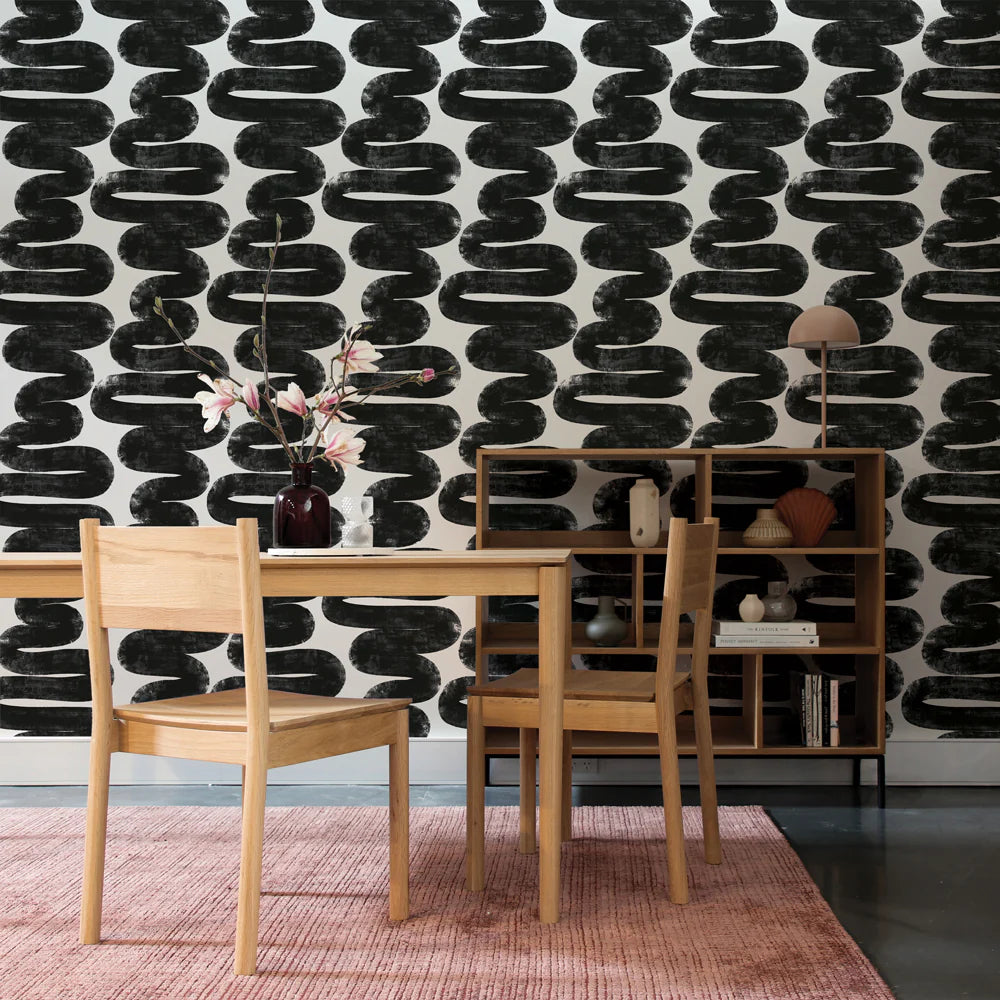 Wiggle Room Peel and Stick Wallpaper By Bobby Berk