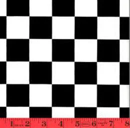 Checkered Contact Wallpaper in Black and White by Burke Decor