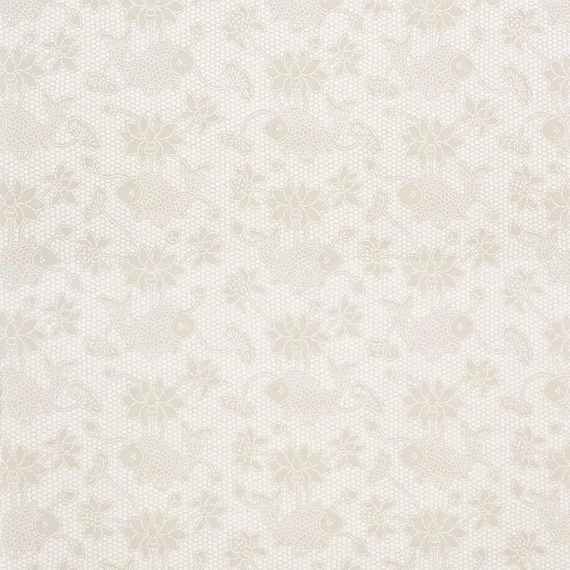 Schumacher Lotus Batik Wallpaper