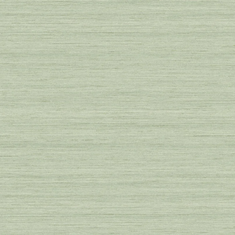 Shantung Silk Wallpaper in Lemongrass from the More Textures Collection