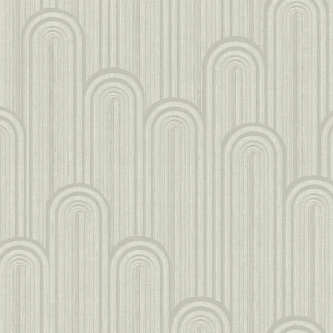 Speakeasy Wallpaper in Pearlescent Beige from the Deco Collection