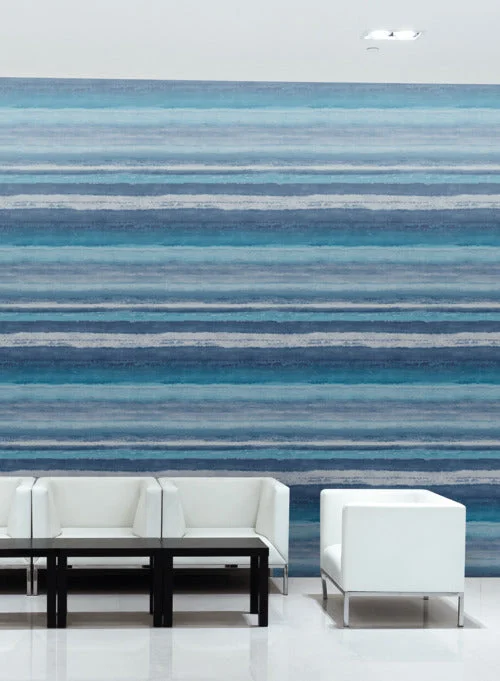 Tempra Wallpaper in Blue from the Design Digest Collection