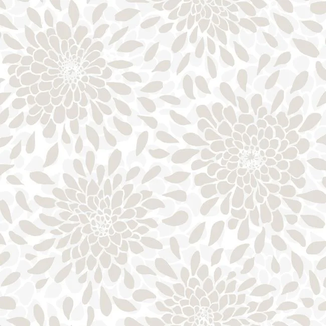 Toss The Bouquet Peel & Stick Wallpaper in Neutral