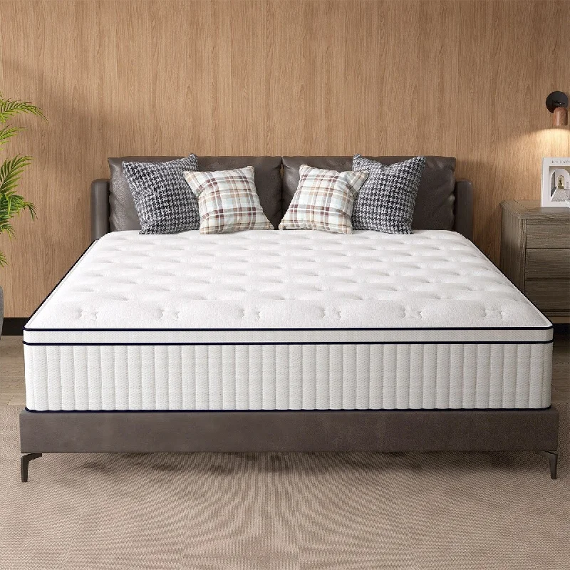 12 Inch Hybrid Queen Mattress in a Box with Pocket Springs