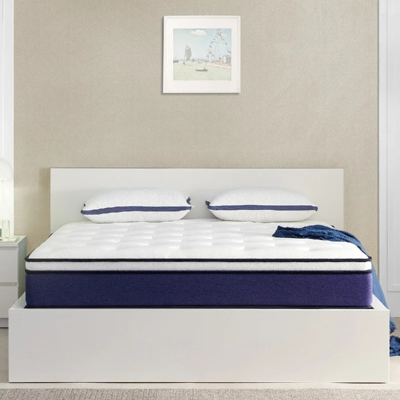 14 in. Medium Hybrid Memory Foam Mattress, Mattress in a box