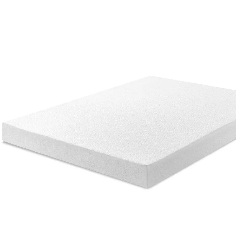 6 Inch Air Flow Memory Foam Bed Mattresses Infused with Green Tea By Crown Comfort