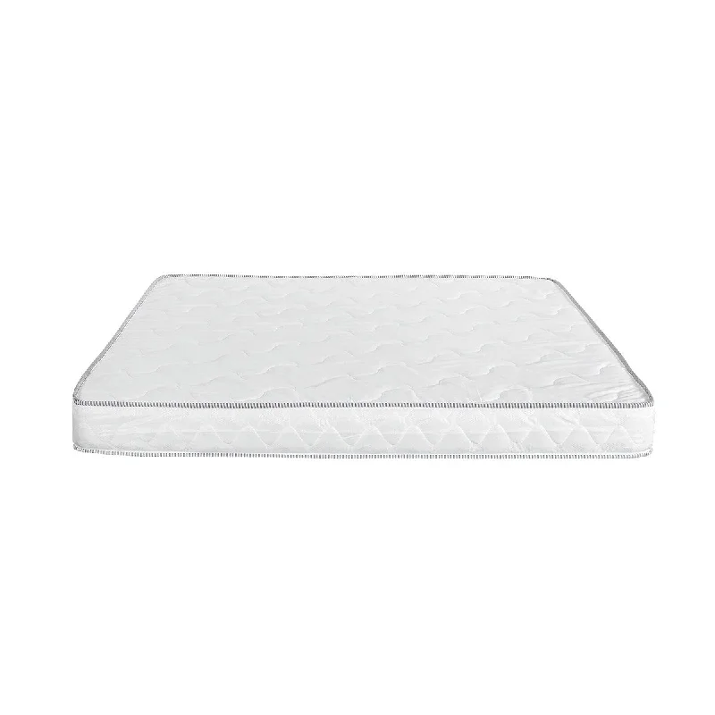 6-inch Firm High-Density Foam Bed in a Box Mattress in White