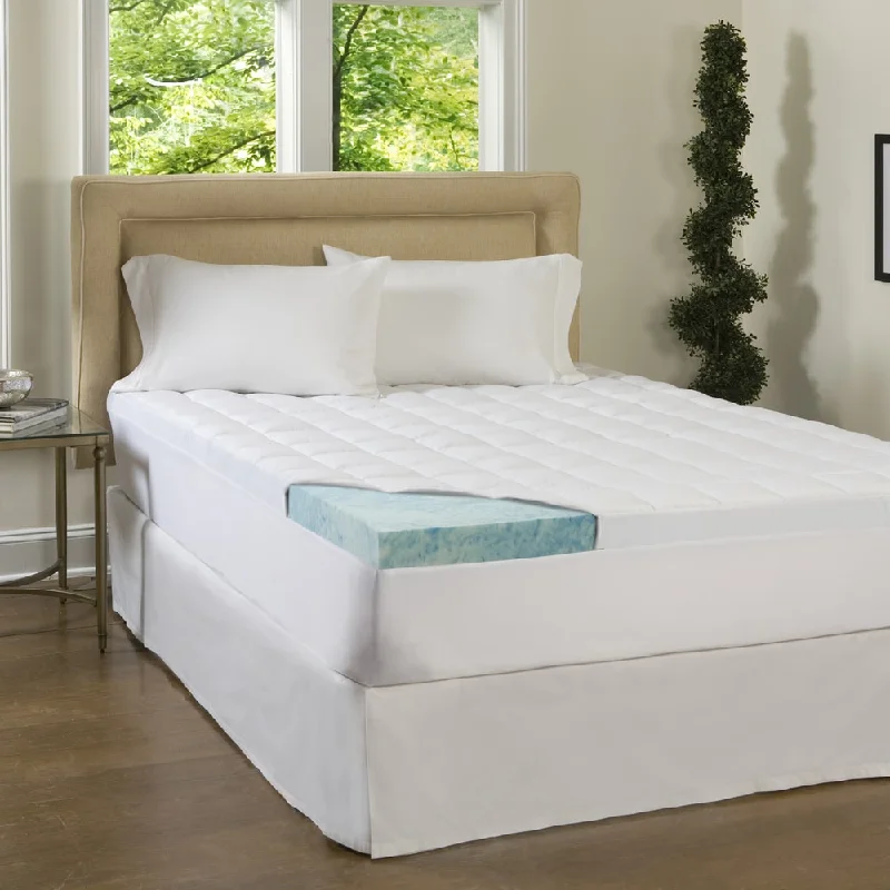 Comforpedic Loft from Beautyrest 4-inch Supreme Gel Memory Foam and 1.5-inch Fiber Mattress Topper