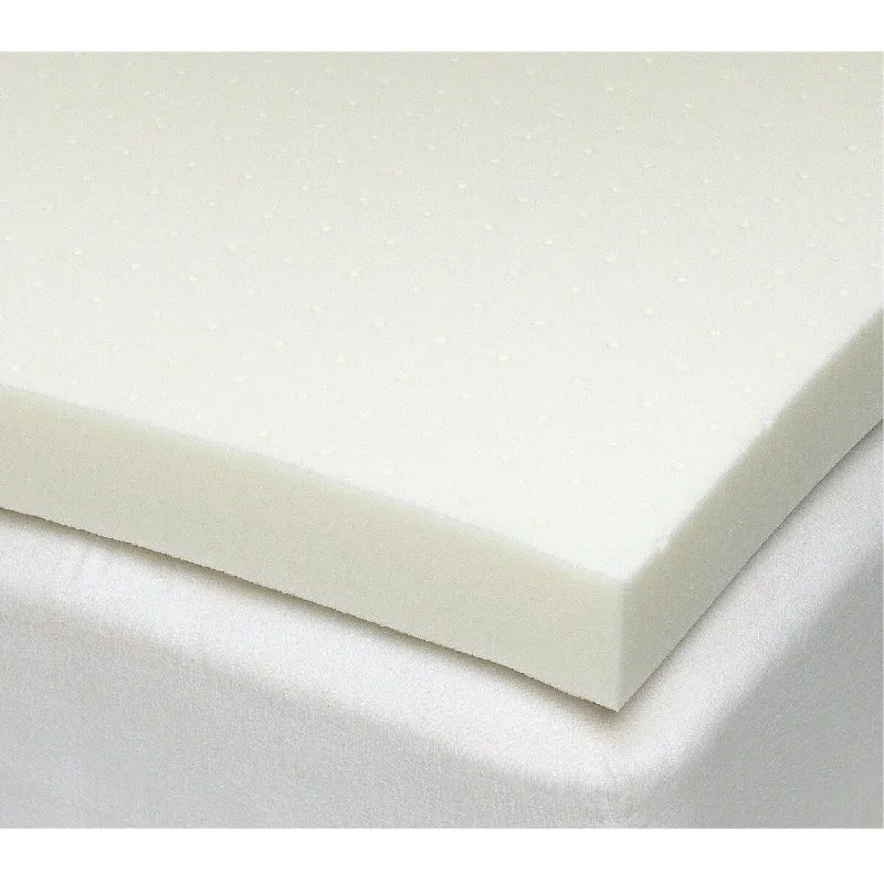 Daily Boutik Full size 3-inch Thick Ventilated Memory Foam Mattress Topper