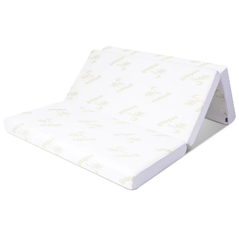 Daily Boutik Twin size 6-inch Folding Memory Foam Mattress with Washable Cover