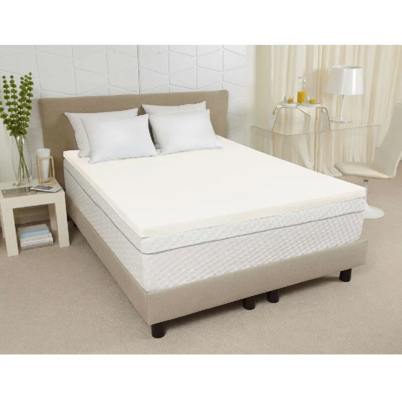 Daily Boutik Twin XL size 3-inch Thick Ventilated Memory Foam Mattress Topper