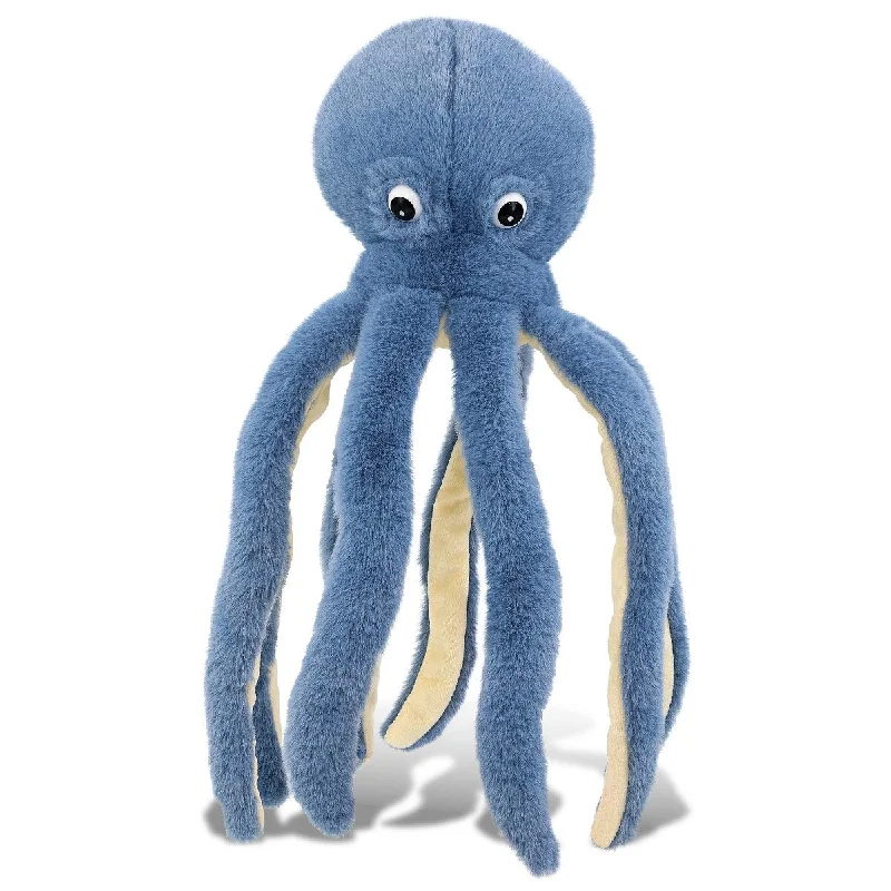 DolliBu Blue Octopus Super Soft Stuffed Animal for Kids and Adults - 15 inches