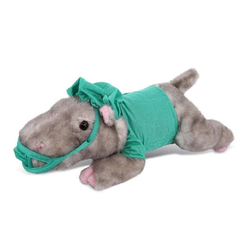 DolliBu Hippo Doctor Wild Collection Plush with Scrub Uniform & Cap - 13 inches