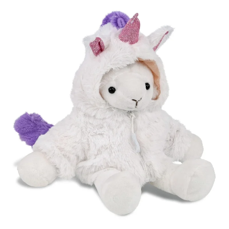 DolliBu Long Leg Lamb Unicorn Plush Stuffed Animal Toy with Outfit - 10.5 inches